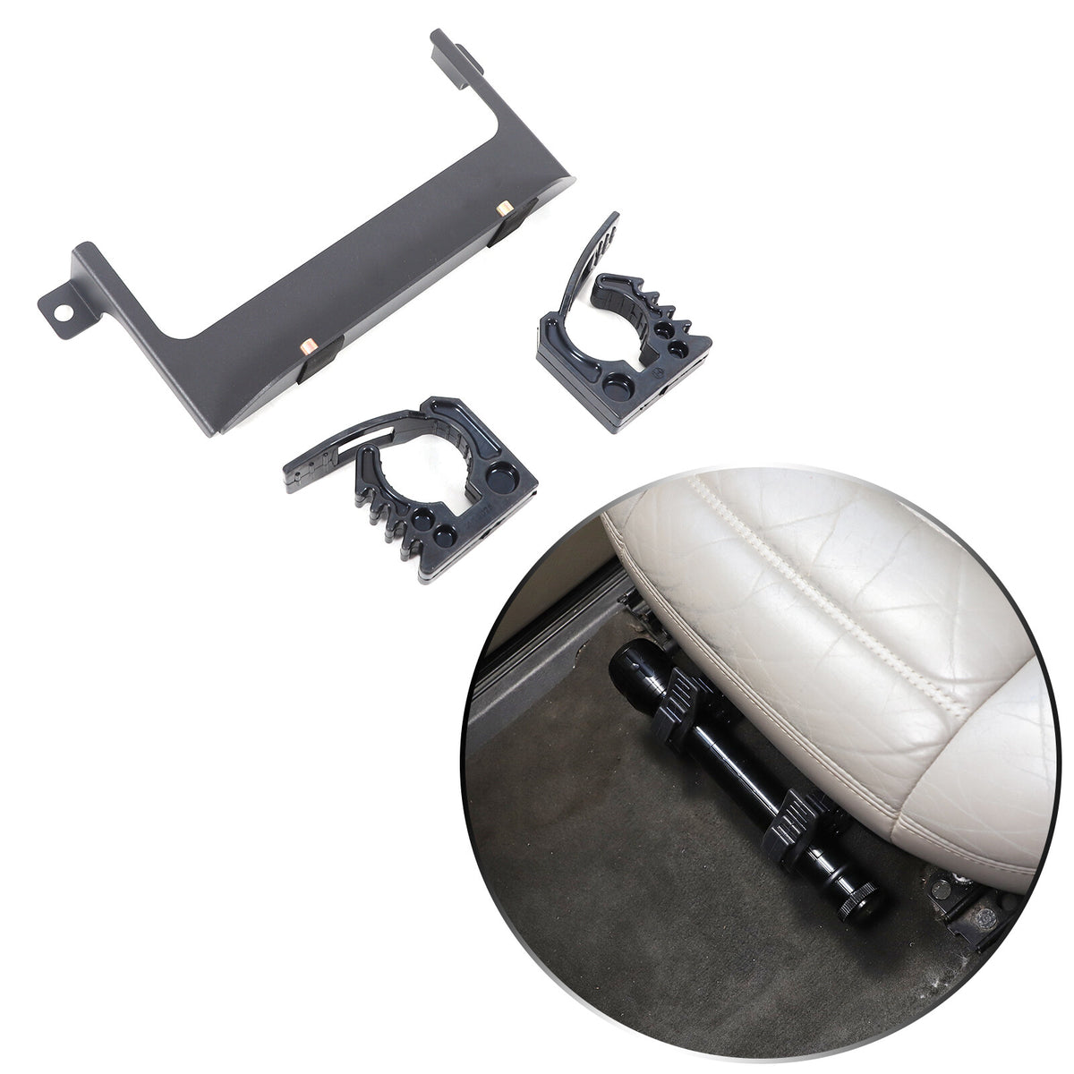Passanger Side Under Seat Flashlight Holder Bracket Mount For Hummer H2 2003-09 9