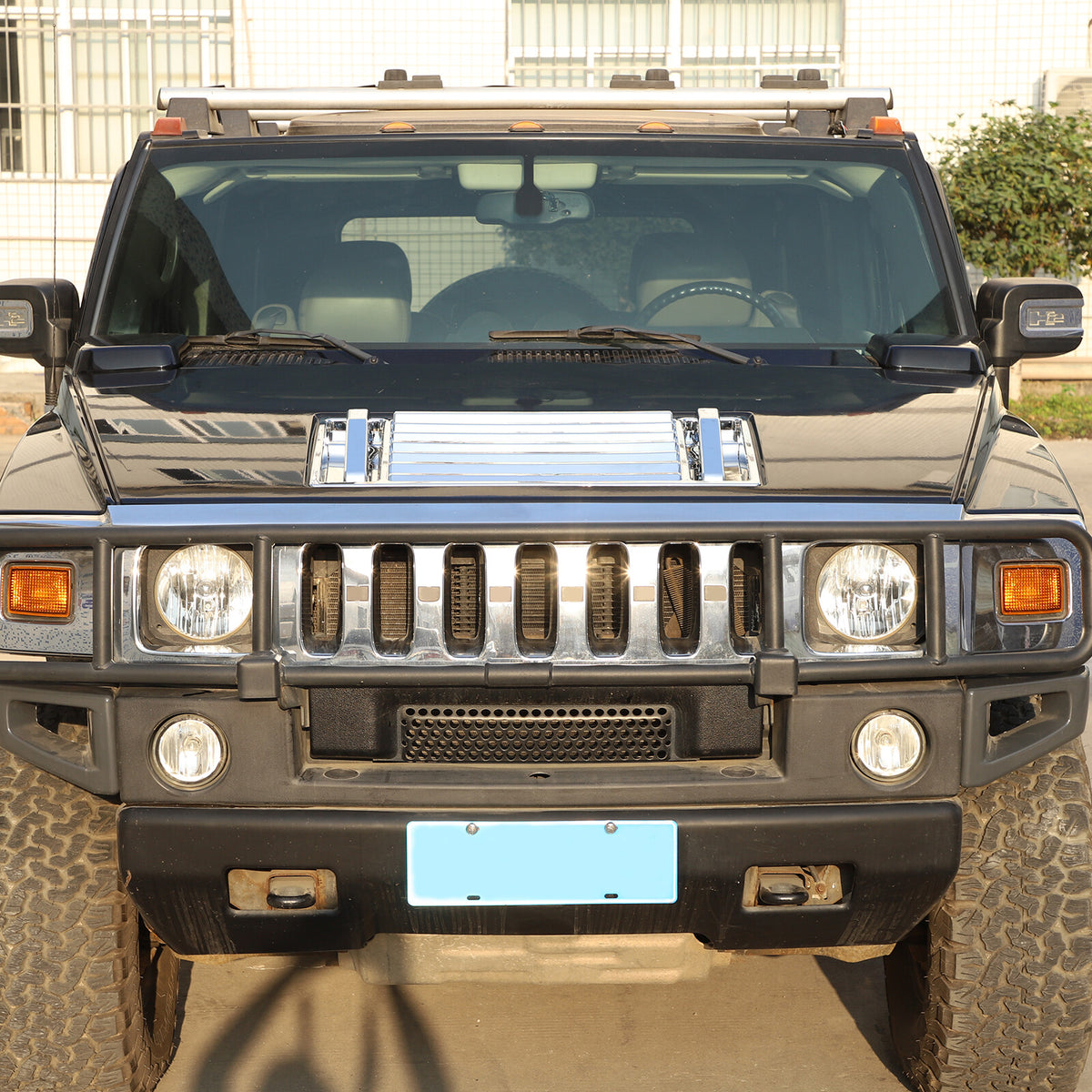 Silver Chrome Exterior Door Handle Mirror Hood Vent Trim Kit For Hummer H2 03-09 33