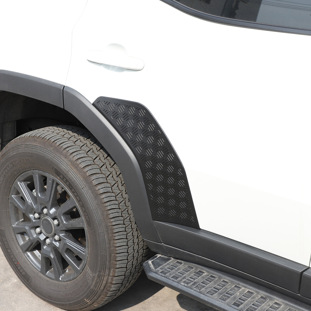 Rear Wing Fender Anti-Scratch Plate Cover For Toyota Land Cruiser LC250 24+ 2