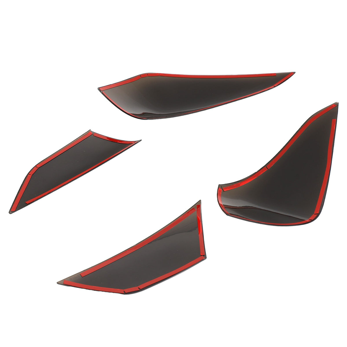 Smoked Black ABS Tail Light Smoked Cover Trim For Benz CLA C118 2020-2025 11