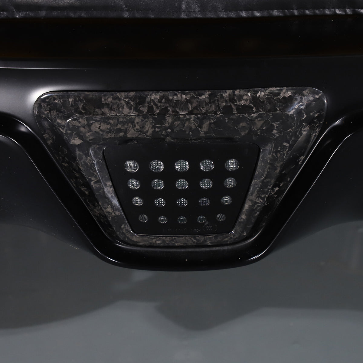 Forged Carbon fiber Rear lower Bumper brake light frame For Toyota Supra 2019-24 4