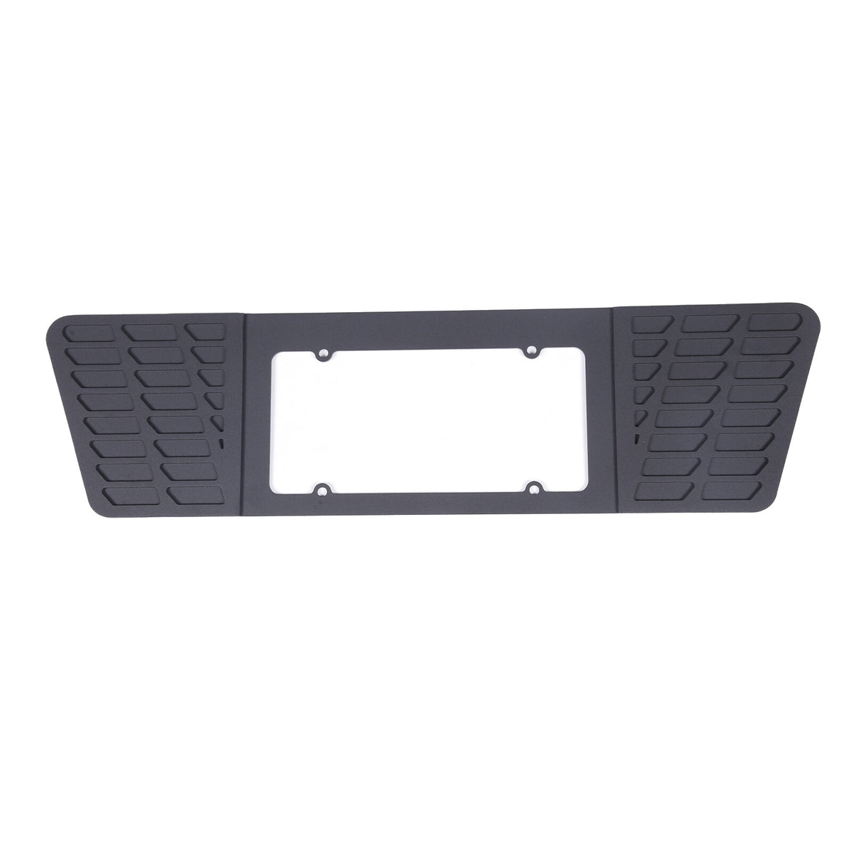 Black Alloy Rear License Plate Filler Panel Fit For Corvette C7 2014-2019 15