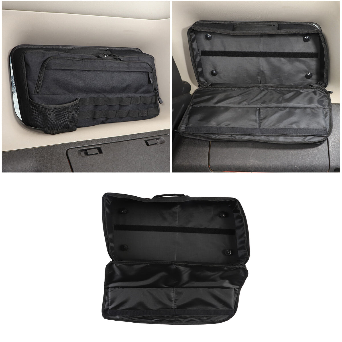 Car Trunk Right Side Window Storage Bag Tool Bag For Hummer H3 2005-2009 2