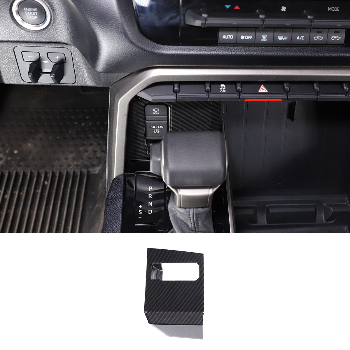 ABS Carbon Fiber Interior Set Cover Trim Kit For Toyota Tundra Sequoia SR 22+ - Styles 1-5 204