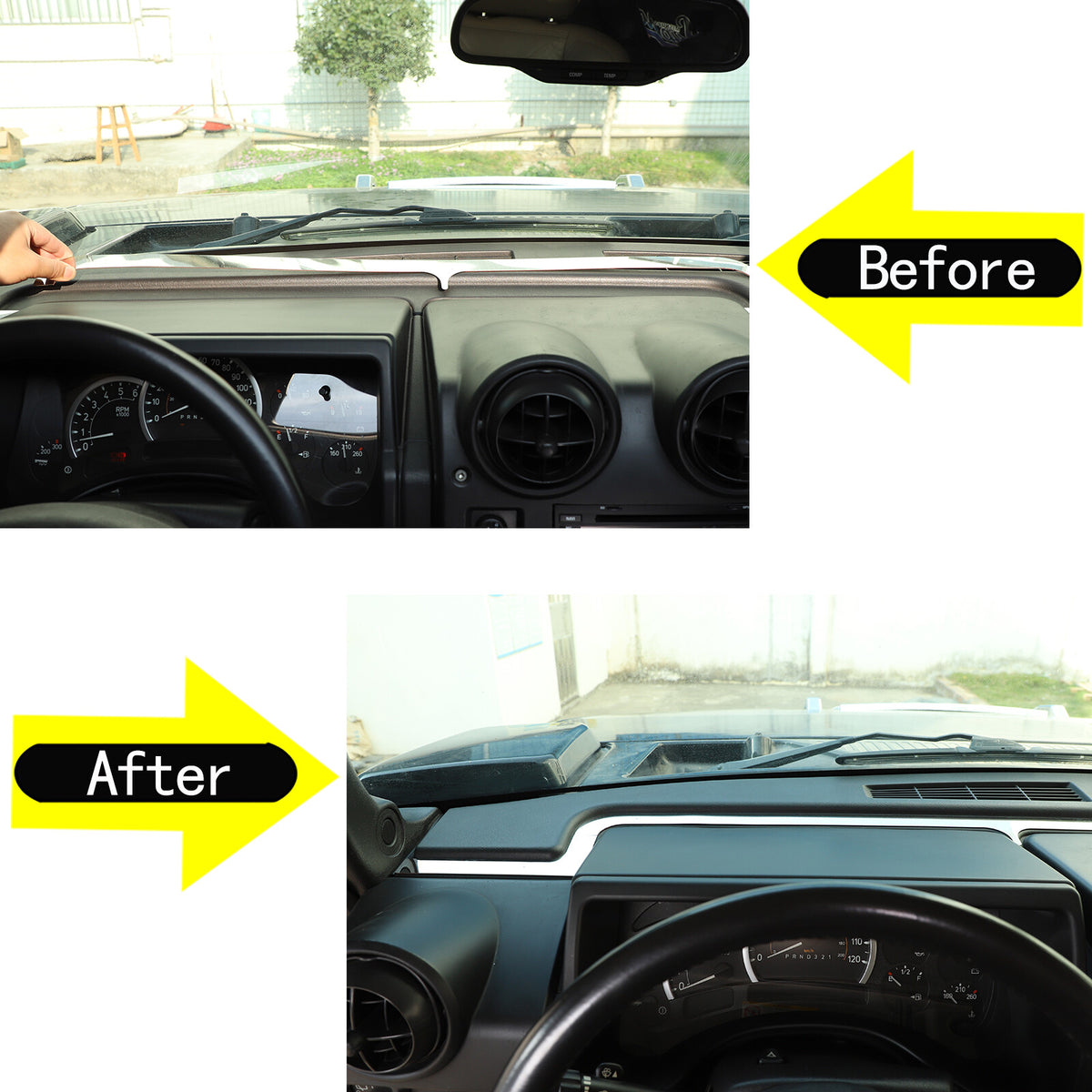 Silver Steel Dashboard Recess Trim Interior Kit fit For Hummer H2 2003-2007 US 6
