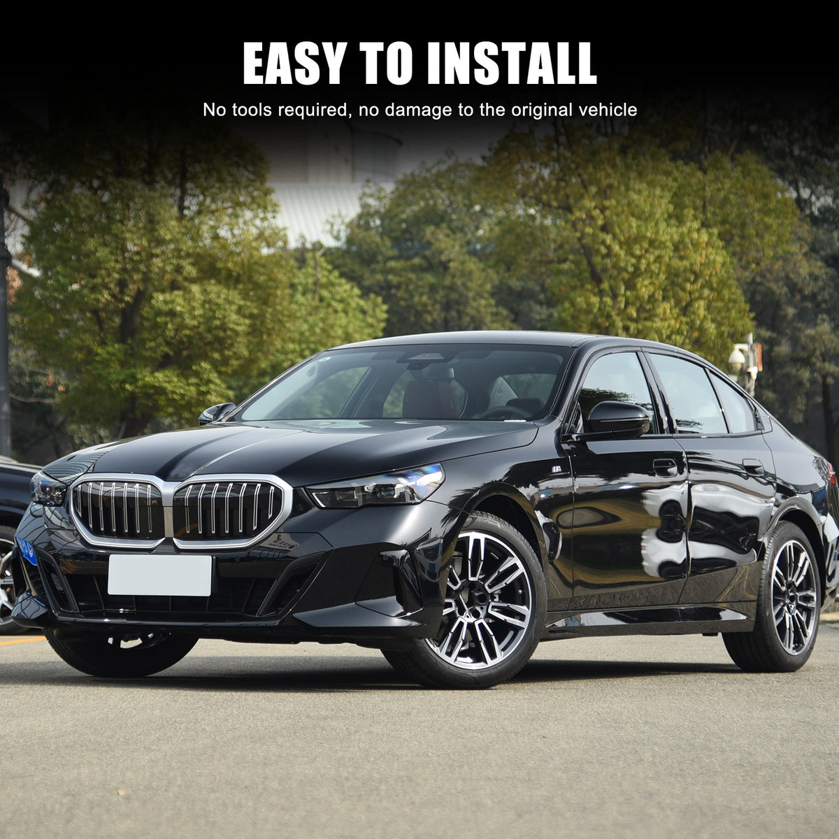 Real Carbon Fiber Interior Rear Air Vent Cover Trim For BMW 5 Series G60 i5 24+ 5