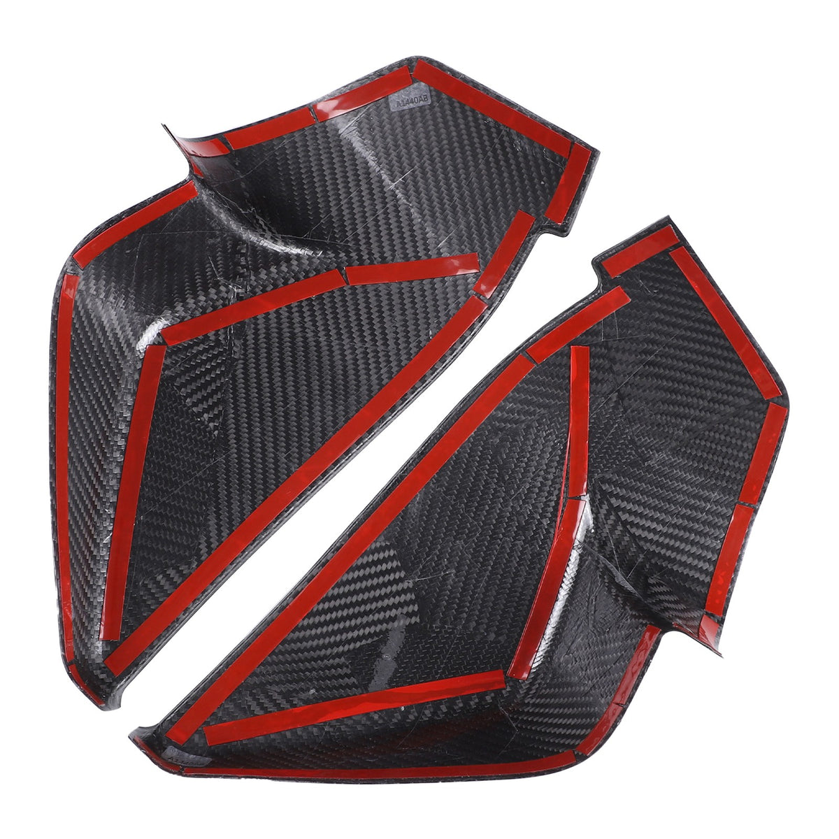 Real Carbon Fiber Interior Door Pillar Trim Cover For Corvette C8 2020+ 14