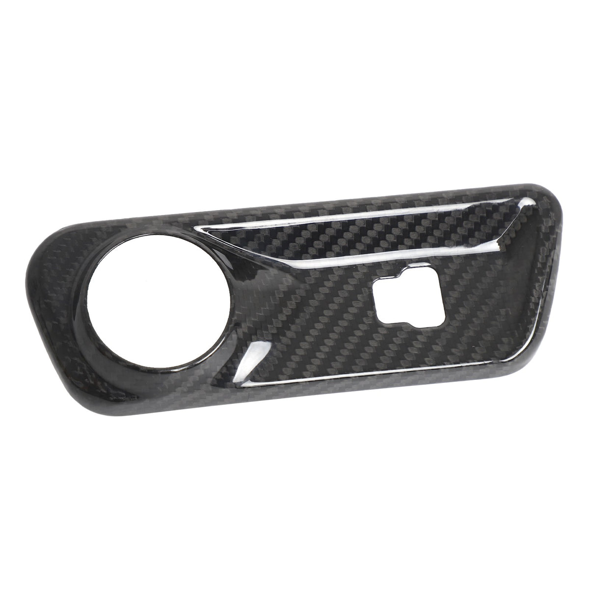 Real Carbon Fiber Cigarette Lighter Panel Trim For Alfa Romeo Tonale 9