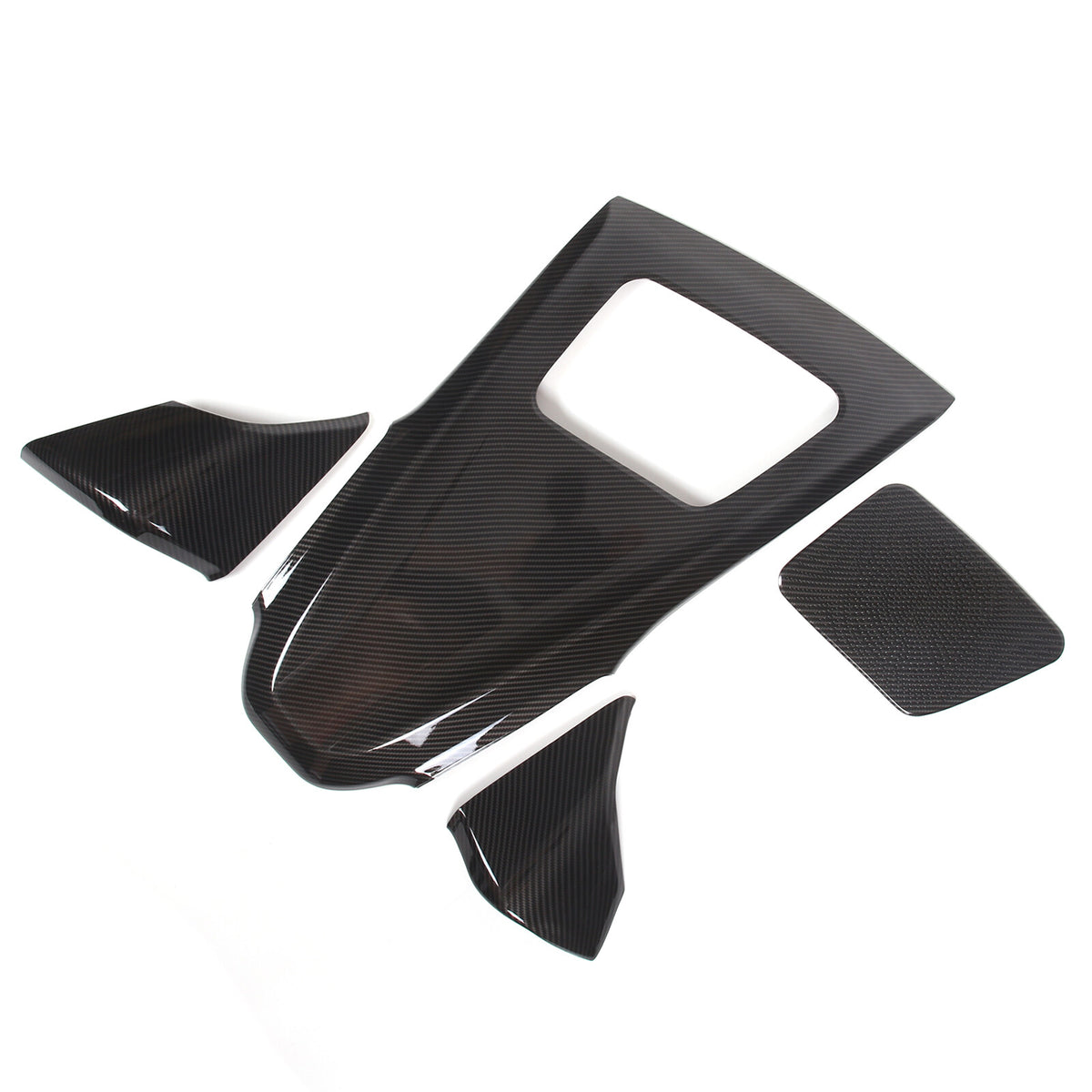 Carbon ABS Dashboard Speedmeter Panel Trim Cover Set Kit For C8 Corvette 20-25 14