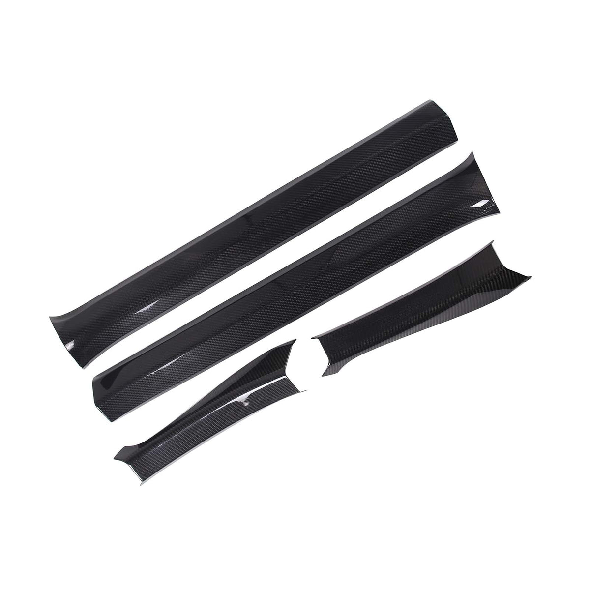 Real Carbon Fiber Interior Door Sill Trim Cover For Corvette C8 Z51 2020-2026 4