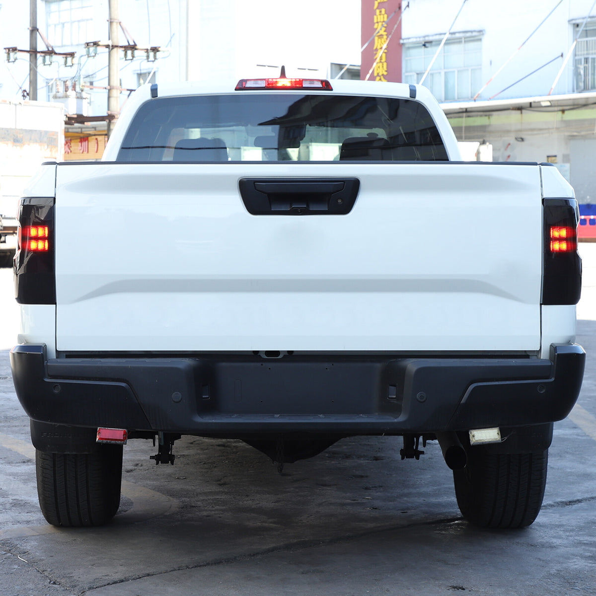 Smoked Black Rear Tail Light Lamp Cover Trim For Nissan Frontier 2022+ US 16