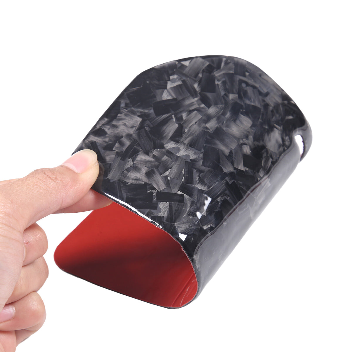 Forged Carbon Fiber Console Storage Panel Sticker Trim For Corvette C8 2020-25 7