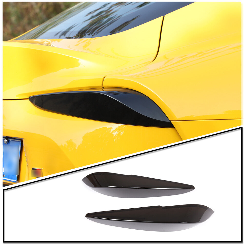2pcs Smoked Tail Light Cover Rear Light Guard Trim For Toyota Supra A90 19-24 US 14