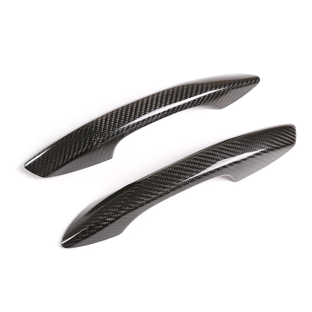 Real Carbon Fiber Exterior Door Handle Trim for Porsche 718 16-21 911 12-18 2