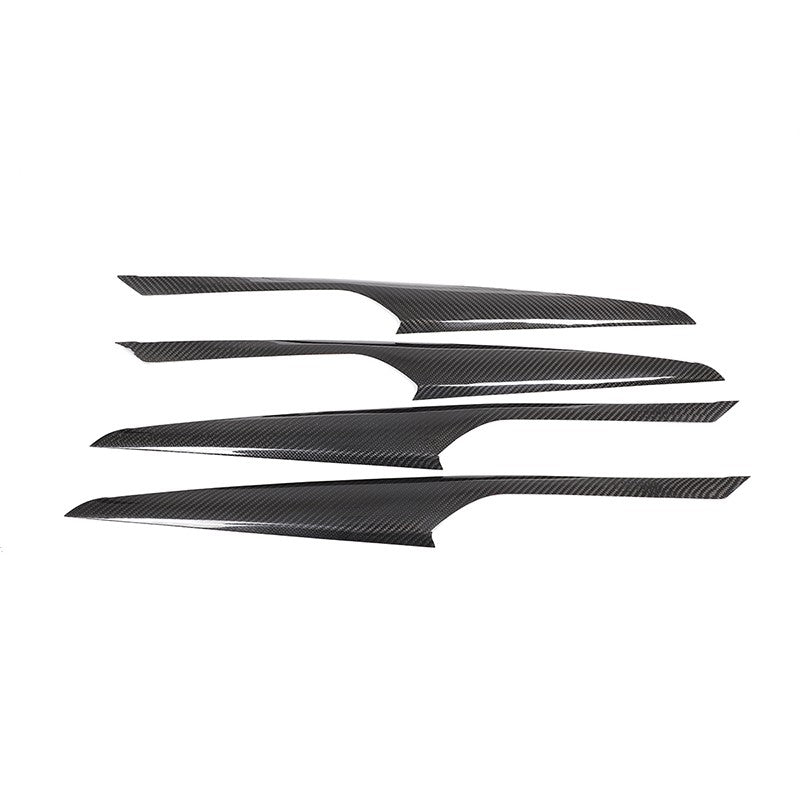 Real Carbon Fiber Center Console Door Panel Trim Kit For BMW X3 G01 X4 G02 22-24 12