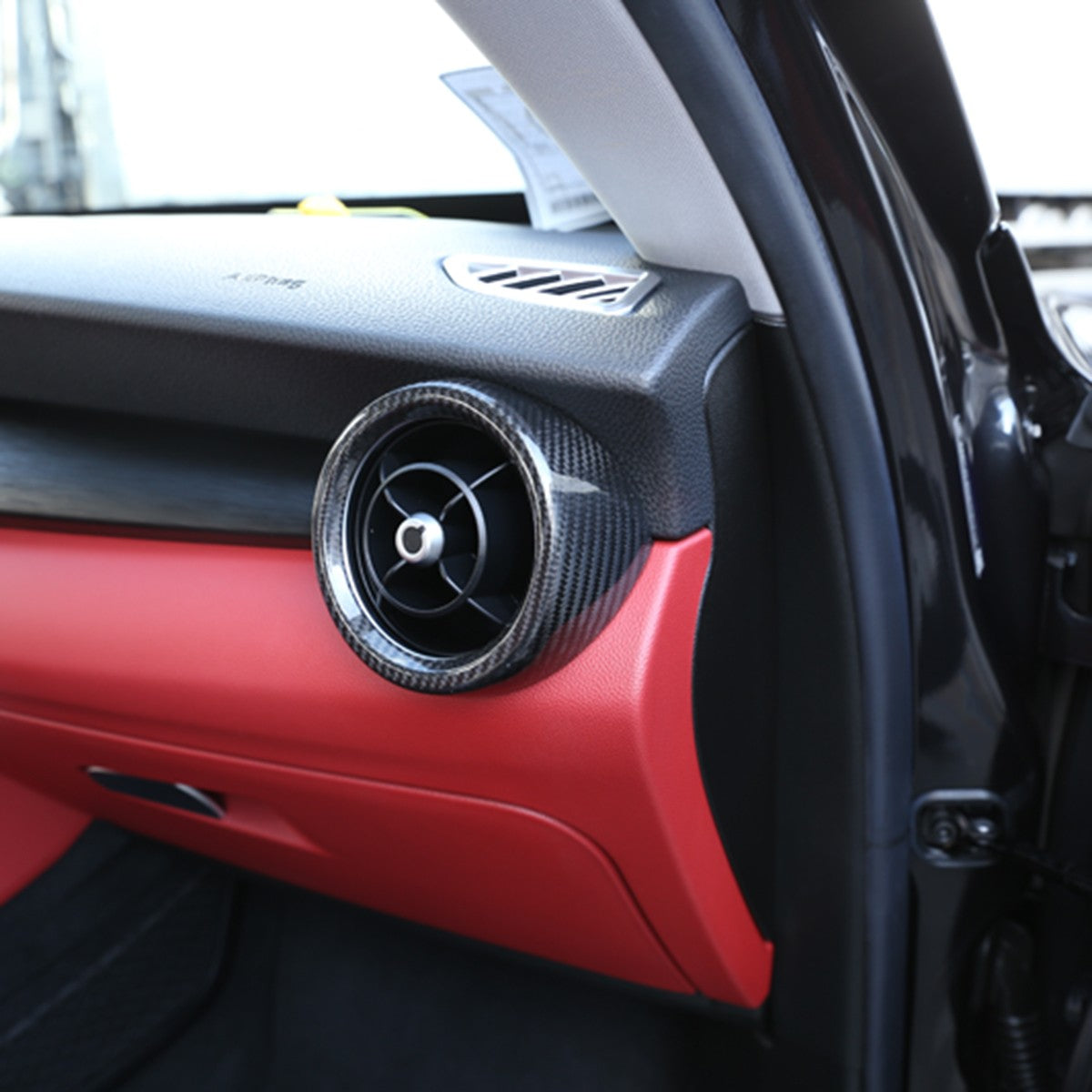 Real Dry Carbon Fiber Side Air Vent Trim Cover For Alfa Romeo Stelvio 2017-20 US 12