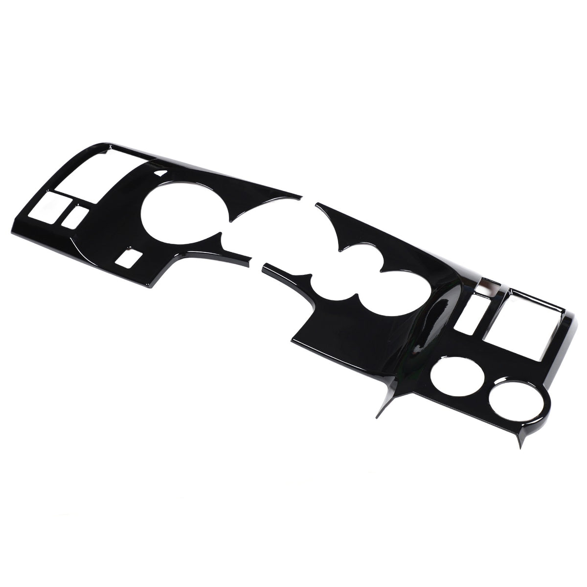 Glossy Piano Black ABS Instrument Panel Trim Cover For Toyota Tundra 2007-2013 15