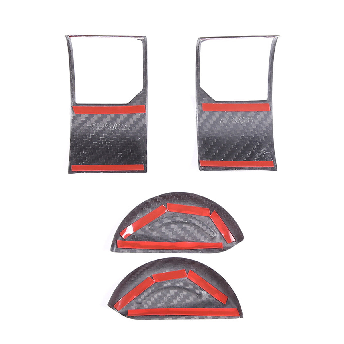 Real Carbon Fiber Sport Mode Switch Frame Trim Cover For Lamborghini URUS 18-23 4