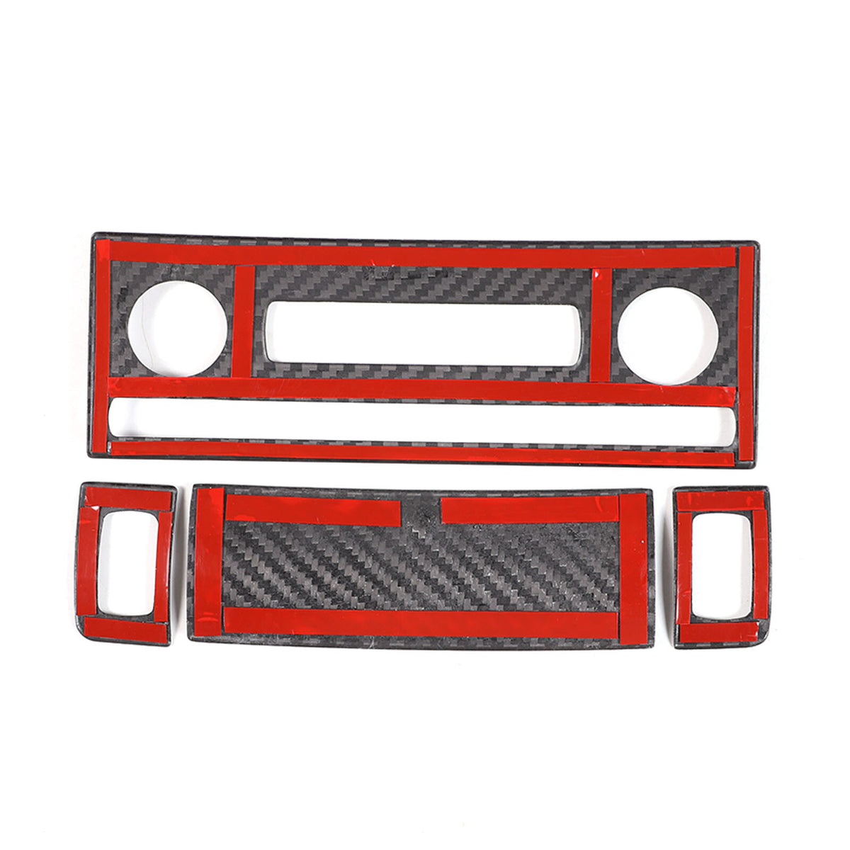 Forged Real Carbon Fiber Full Interior Set Decor Cover Trim Kit for Corvette C6 136