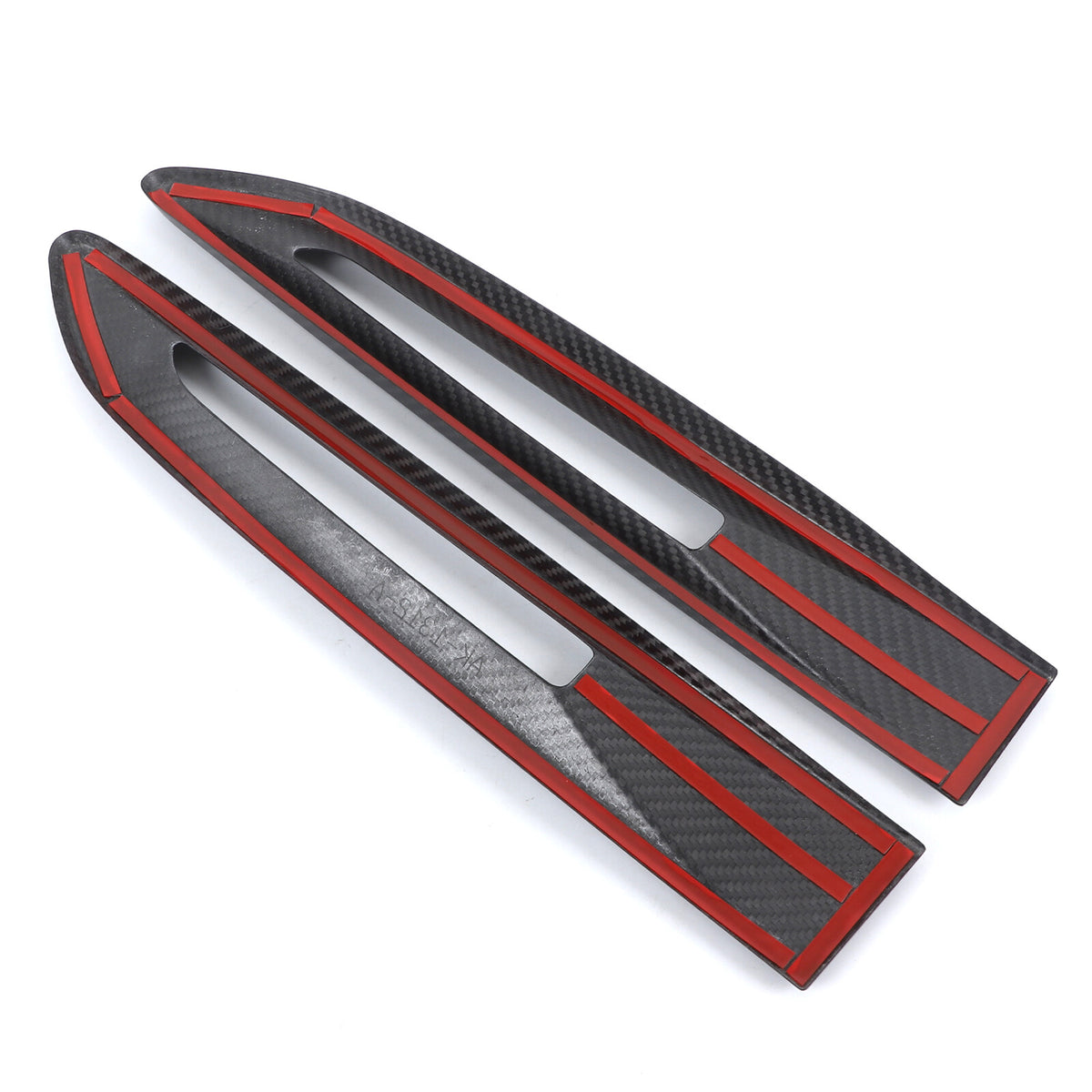 Real Carbon Fiber Side Air Vent Fender Trim For Jaguar F-pace XE XF X761 2016-20 8