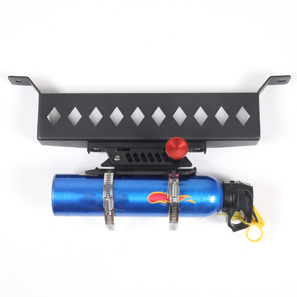 Black Aluminum Seat Fire Extinguisher Bracket For BMW X3 G01 2018-2023 US 22