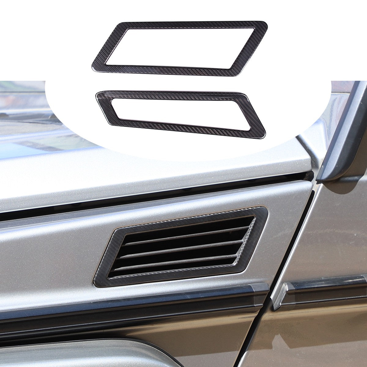 Real Carbon Fiber Side Fender Vent Frame For Mercedes-Benz G-Class 2012-18 9