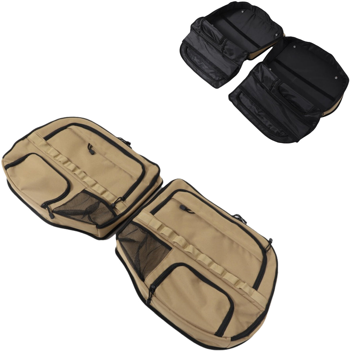 Tailgate Rear Door Cargo Trunk Storage Bag Organizer For LR Defender 2020-24 4
