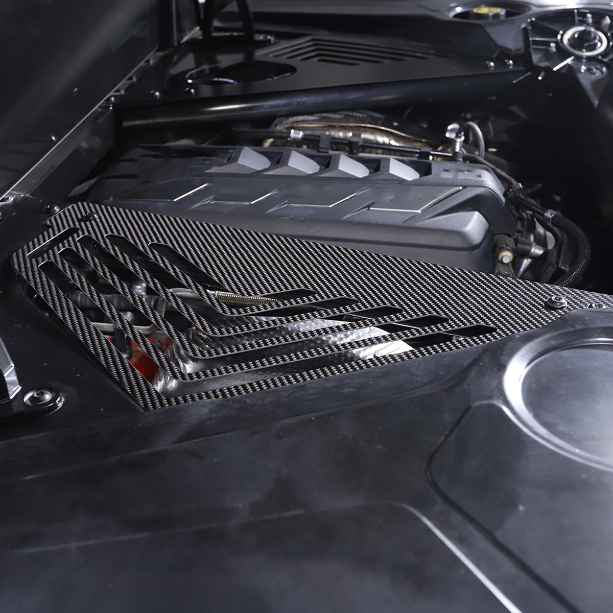 Matte Real Carbon Fiber Interior Exterior Trim Cover For Corvette C8 2020-25 177