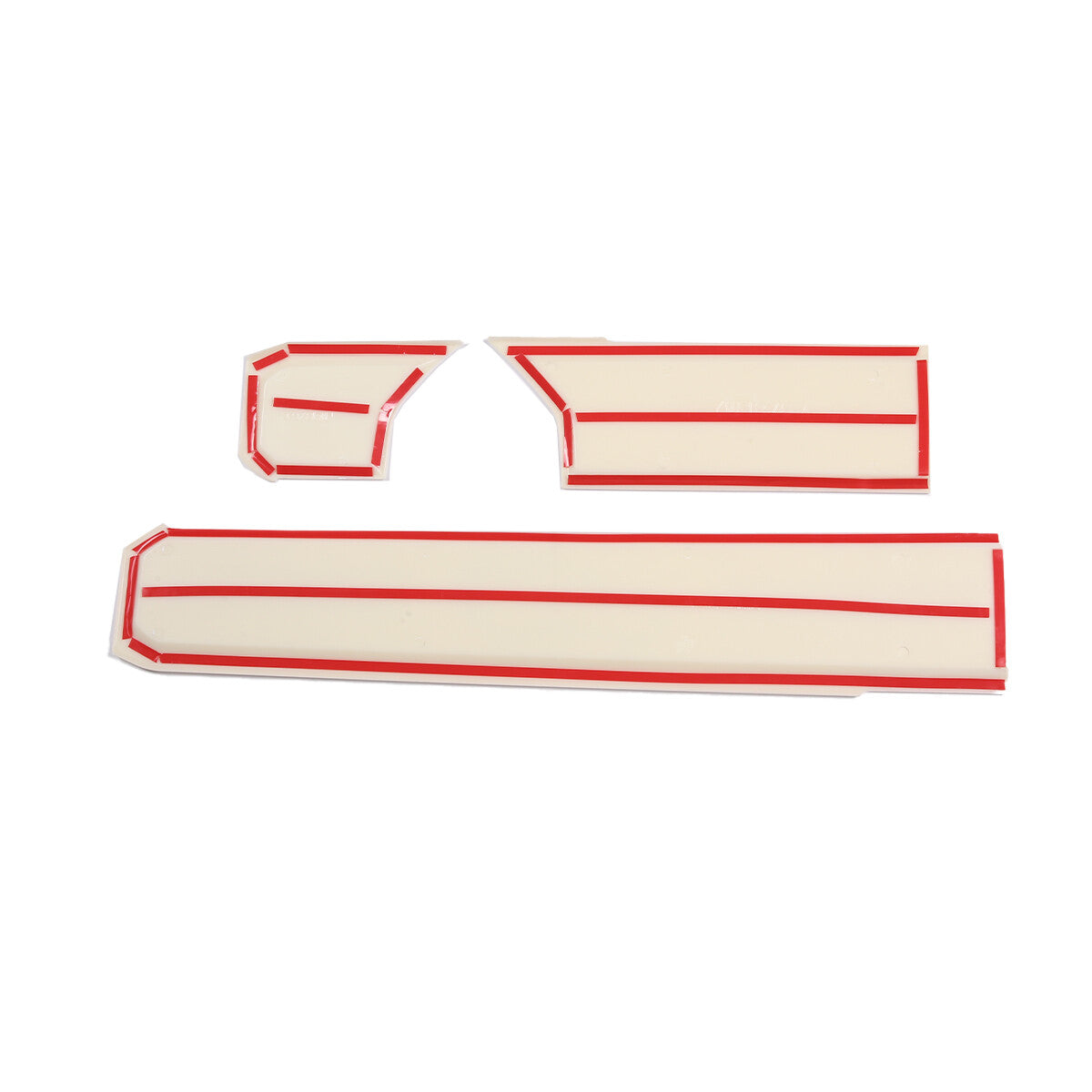 ABS Car Graphic White Dashboard Trim Kits For Land Rover Defender 90 110 2020-23 9