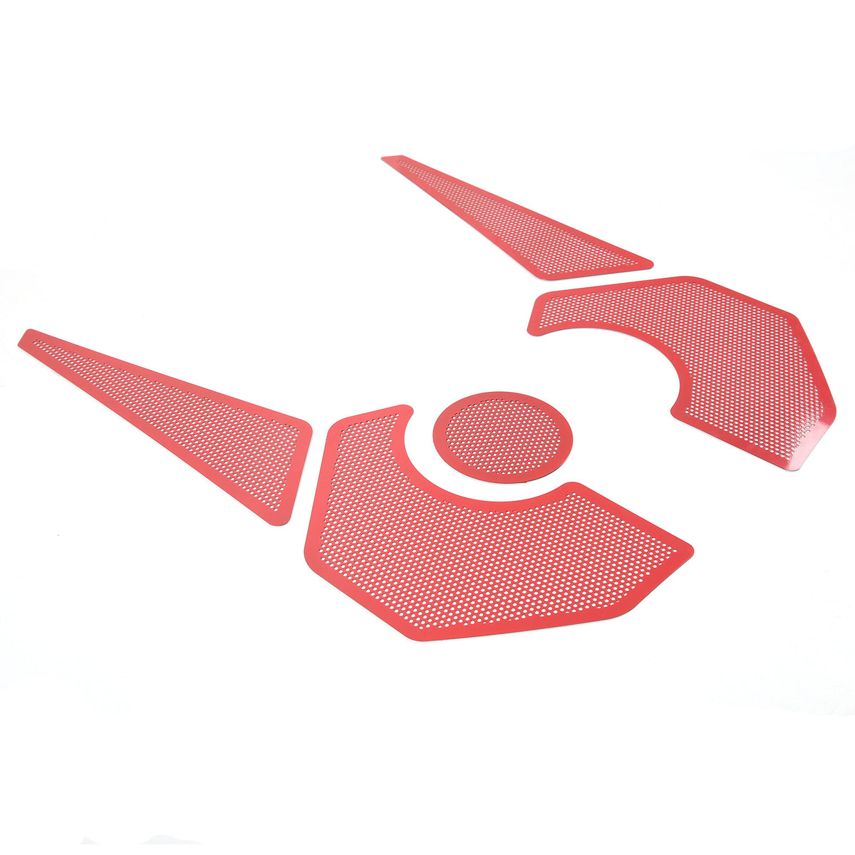 Red Steel Engine Hood Compartment Panel Trim Cover Set For Corvette C8 Z06 20-26 20