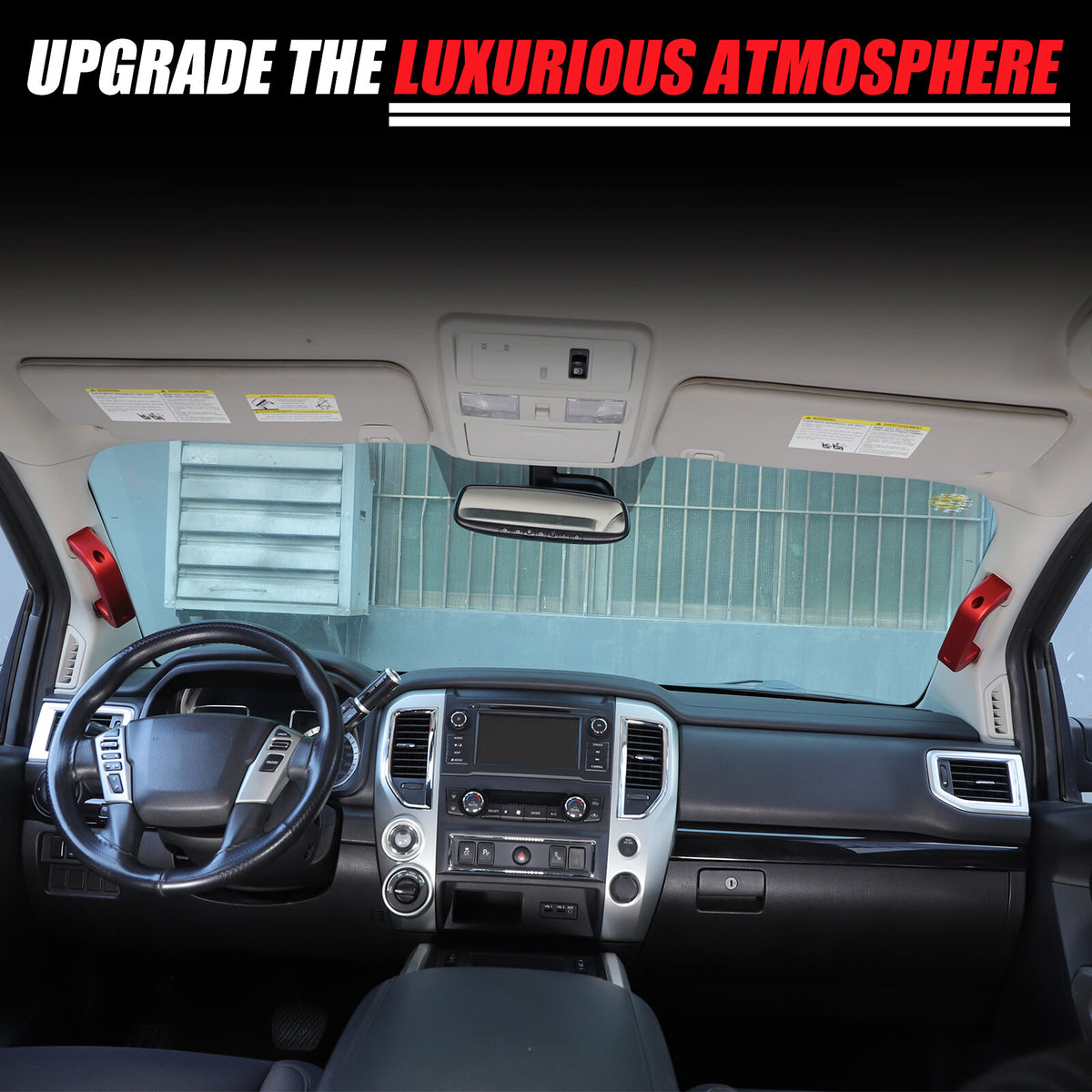 Off Road Replace A-Pillar Grab Handle Stand For Nissan Titan H61 2016-2023 9