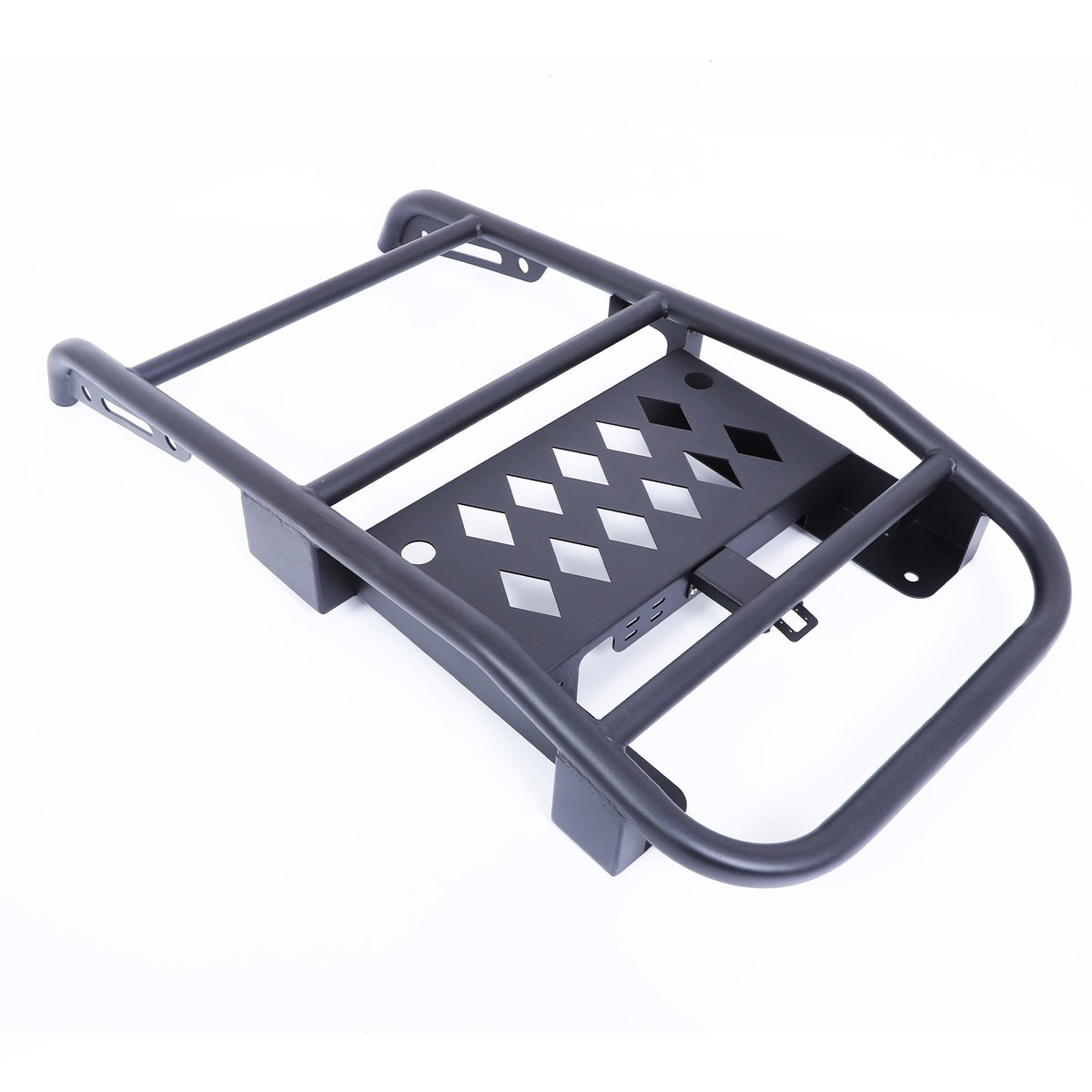 Black Carbon Steel Rear Trunk Middle Tail Ladder For Toyota FJ Cruiser 2007-2021 4