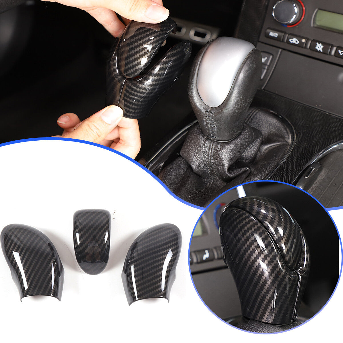 ABS Carbon Fiber Interior Decor Accessories Cover Trim For Corvette C6 2005-13 111