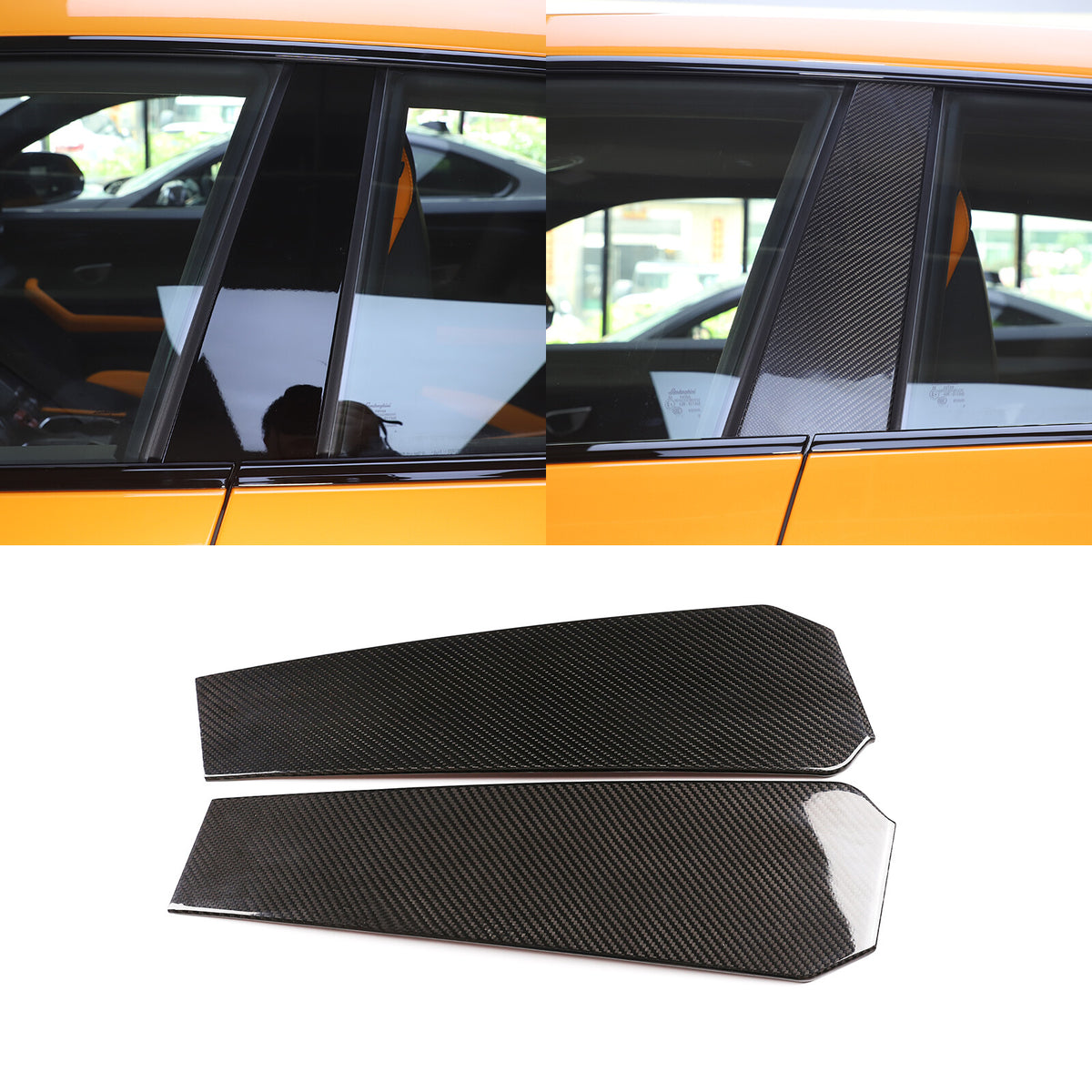 Real Carbon Fiber Exterior Full Cover Trim Set For Lamborghini URUS 2018-2023 10