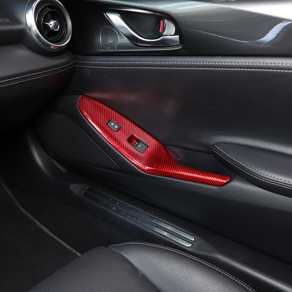 Red Real Carbon Fiber Interior Full Interior Trim For Mazda MX-5 Miata 2016-2026 - Variants 1-5 40