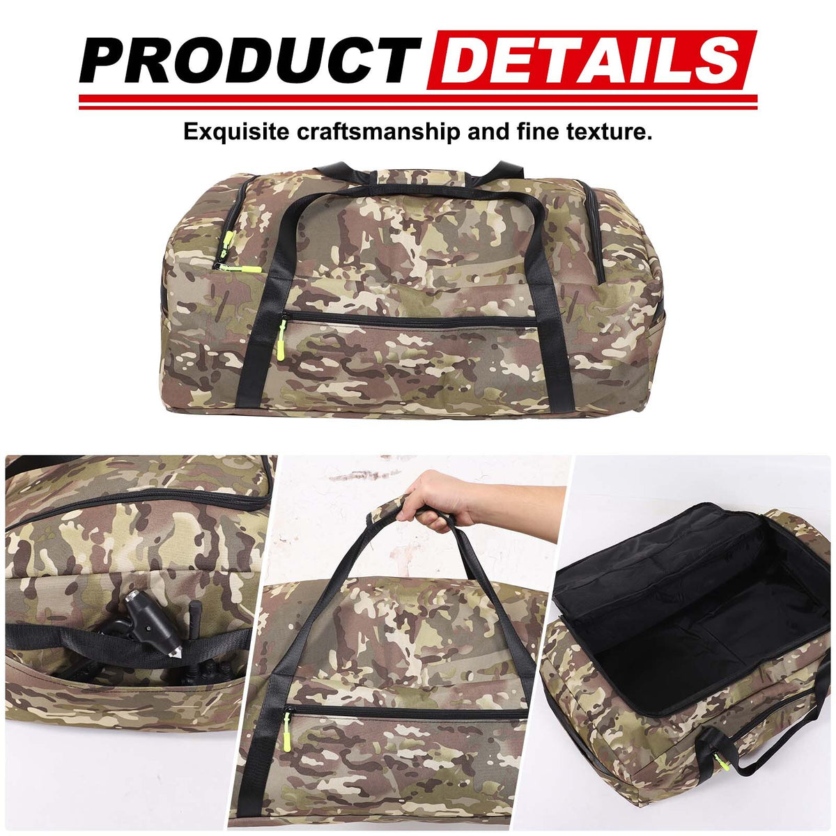 Rear Gear Tunnel Storage Bag For Rivian R1T R1S 2022-2024 14