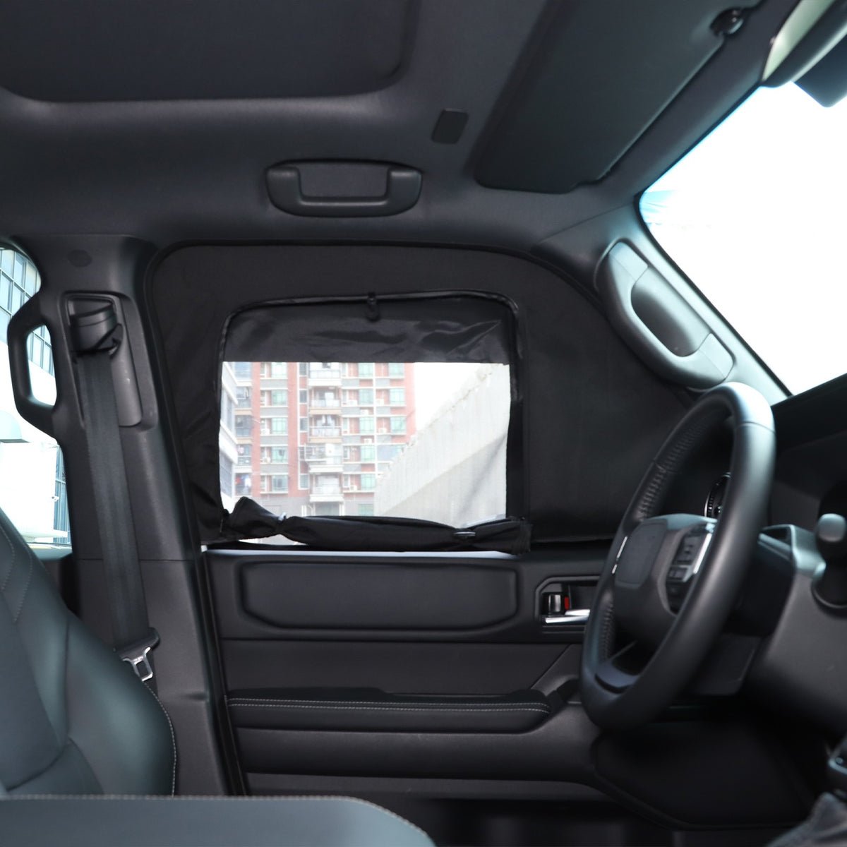 Front Window Vent Visor Sun Shade Cover For Toyota Land Cruiser Prado LC250 24+ 16