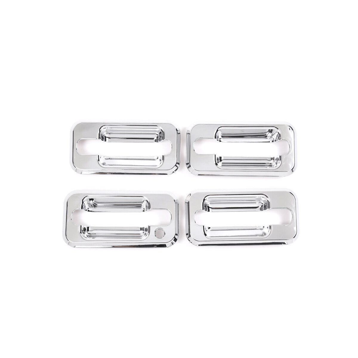 Silver Chrome Exterior Door Handle Mirror Hood Vent Trim Kit For Hummer H2 03-09 42