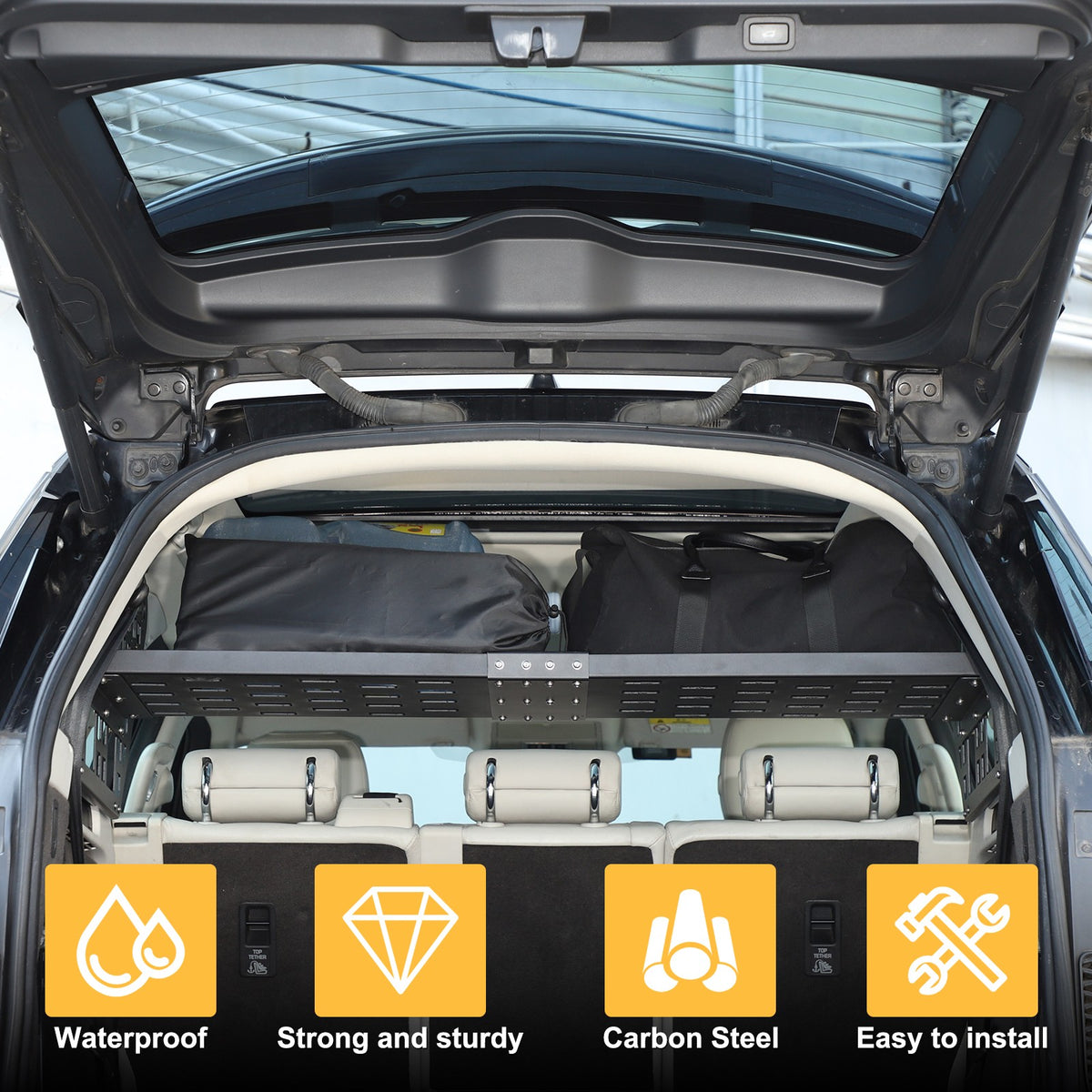 Trunk Side Storage Layered Rack Molle Panel For Land Rover Discovery 5 L462 17+ 13
