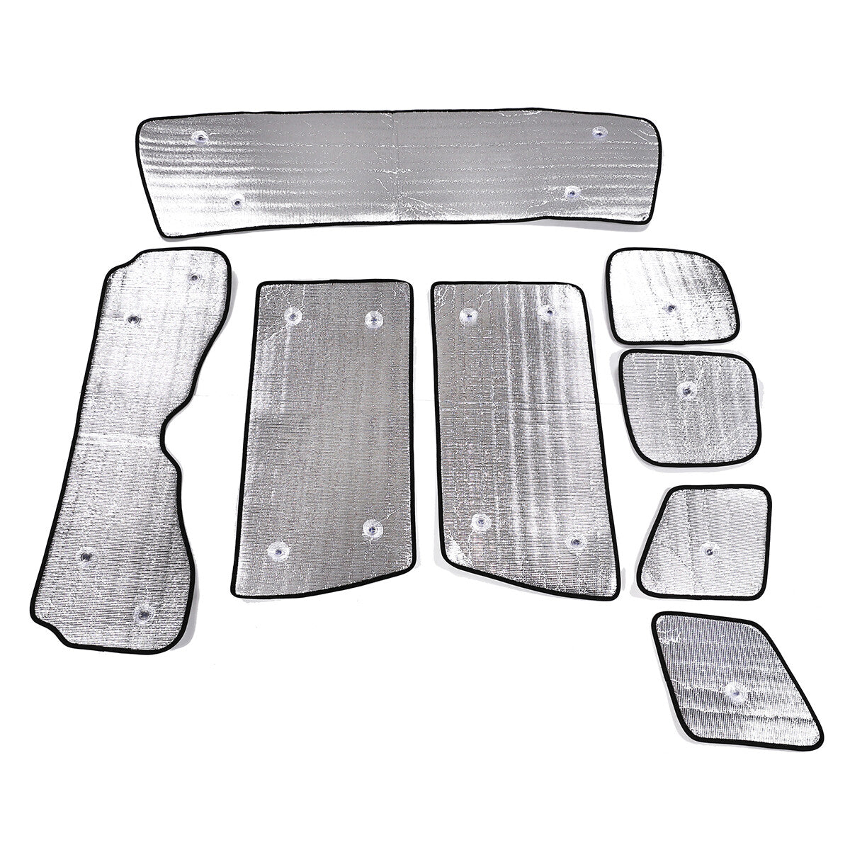 8pcs Full Window Sunshade UV Protection Visor For Toyota FJ Cruiser 2007-2021 9