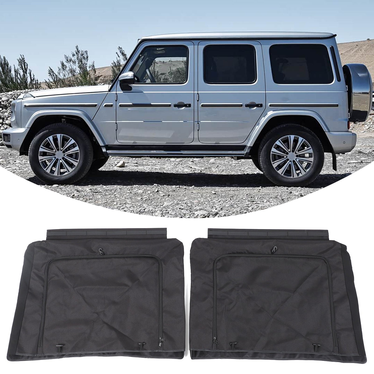 Rear Door Window Sun Shade For Mercedes-Benz G-Class W463 G500 2004+ 6