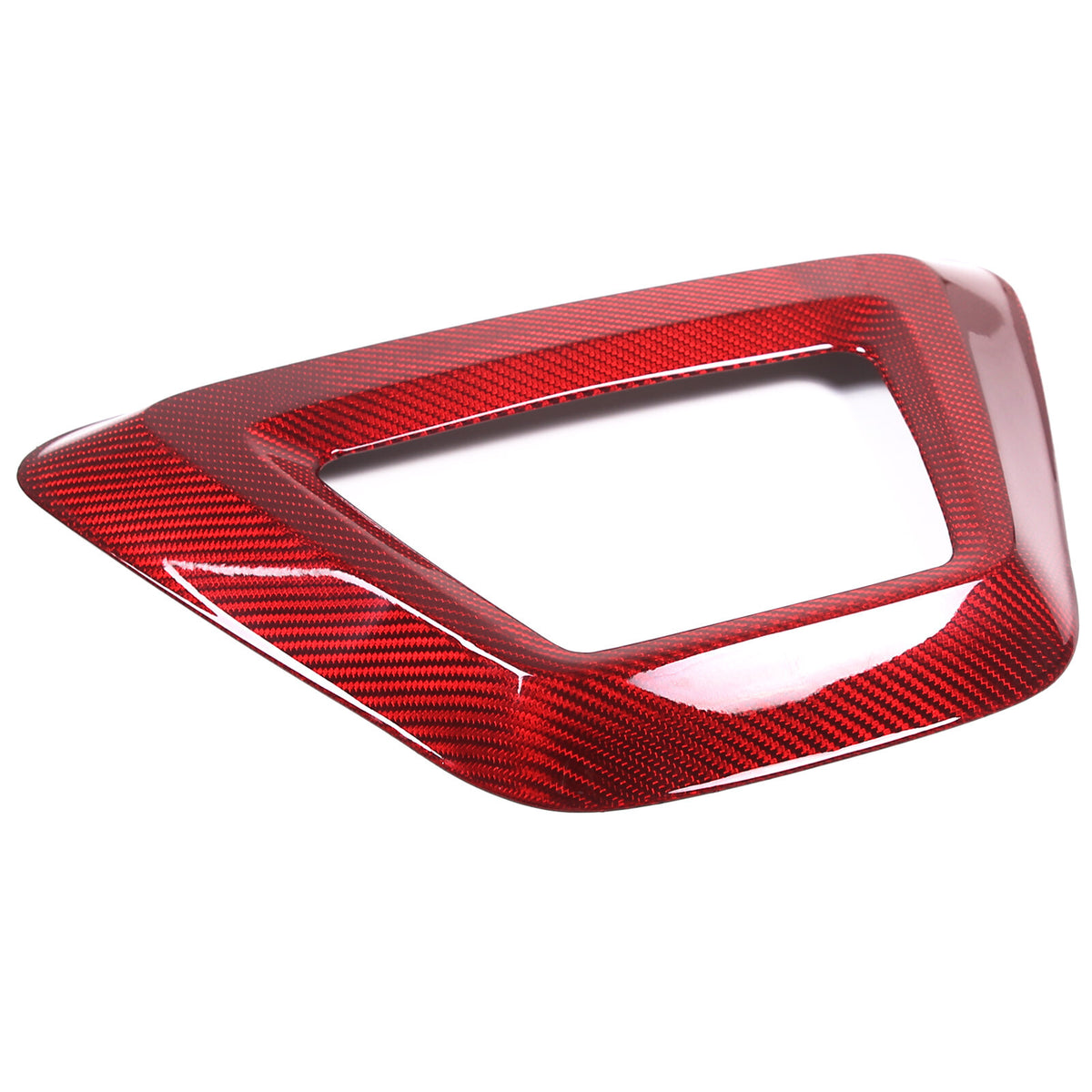 Red Real Carbon fiber Rear Bumper lower brake light frame For GR Supra 19-24 20