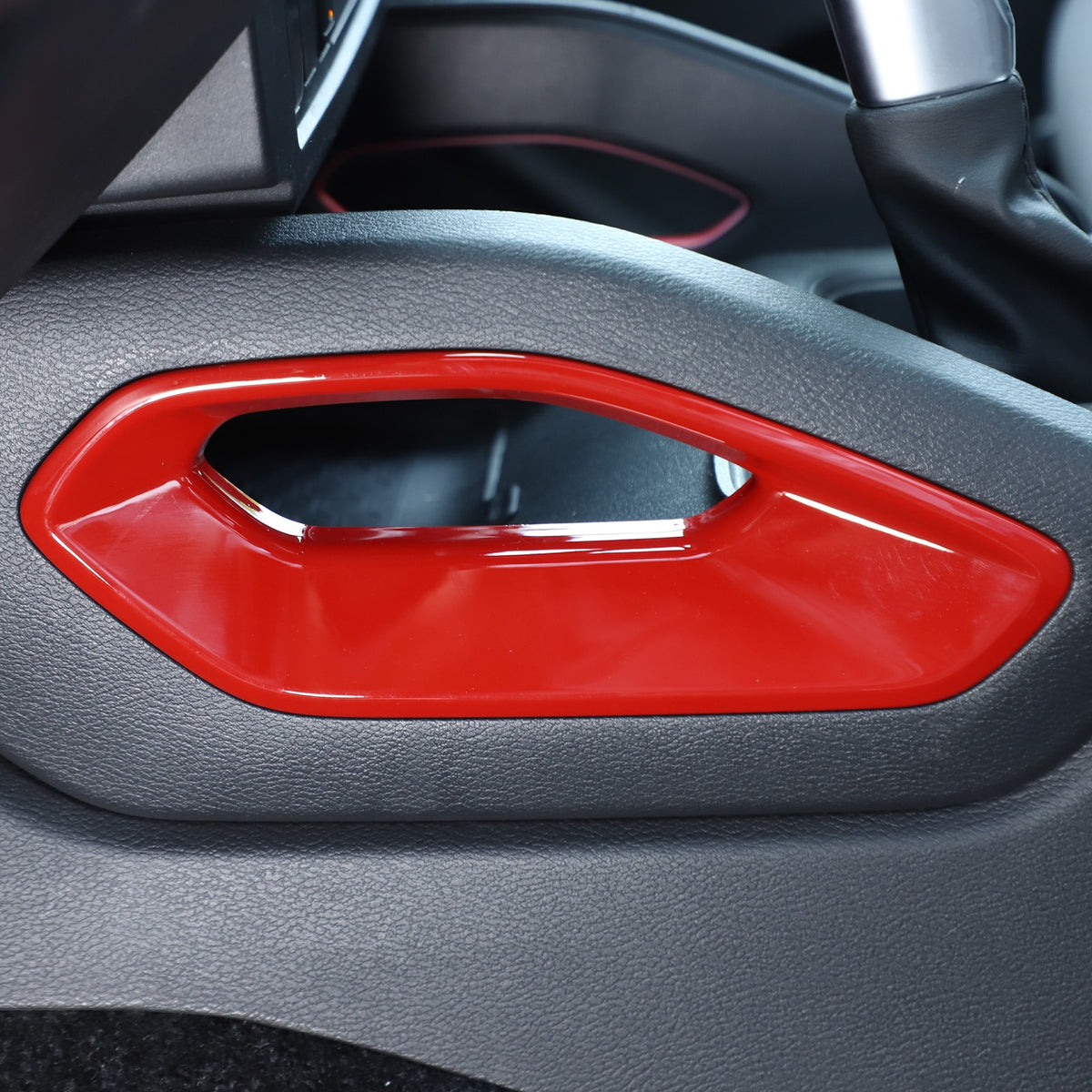 Sport Red ABS Center Console Side Armrest Trim Cover For Nissan Frontier 22+ US 15