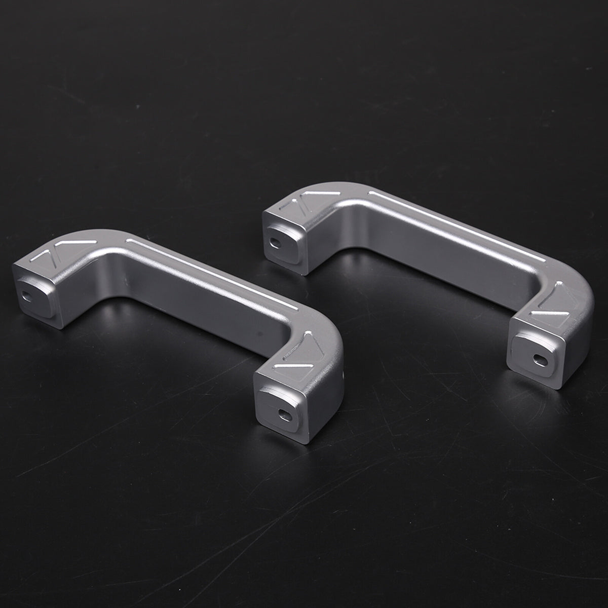 Silver Interior A-Pillar Grab Handle Trim Frame For Nissan Titan 2016-2023 6