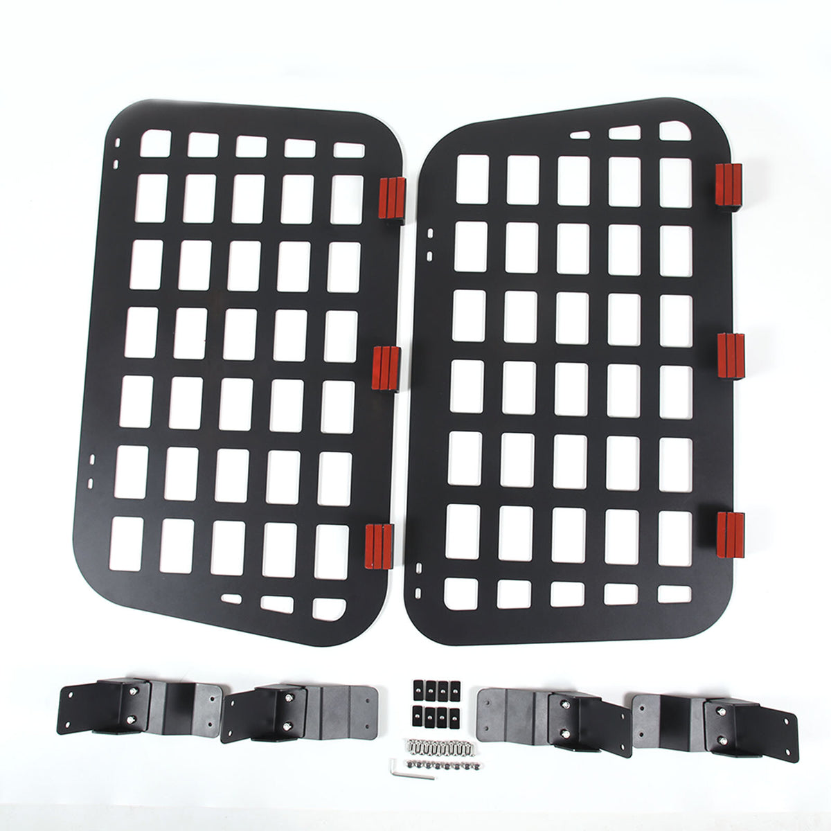 Rear Outer Side Window MOLLE Storage Flank Panel Bracket For Hummer H3 2005-2009 5