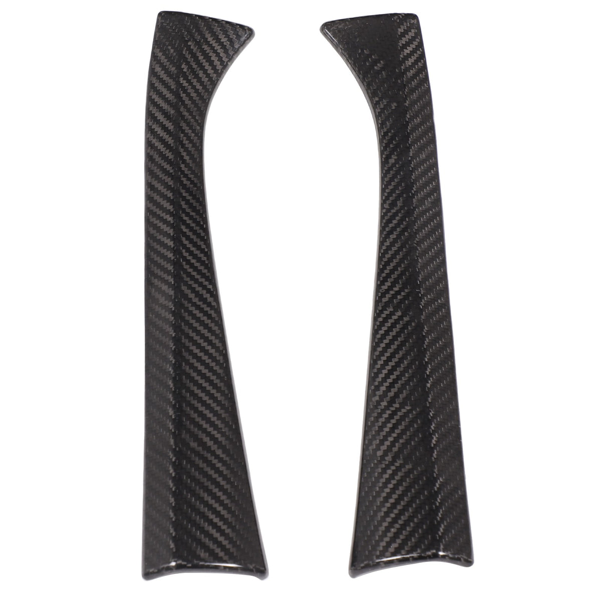Real Carbon Fiber Inner Interior Door Pillar Trim For Corvette C8 2020+ 3