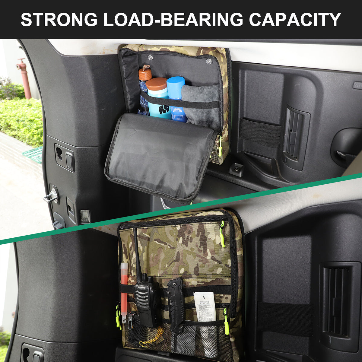 Camouflage Rear Trunk Side Window Storage Bag Tray For LR Defender 110 L663 20+ 6