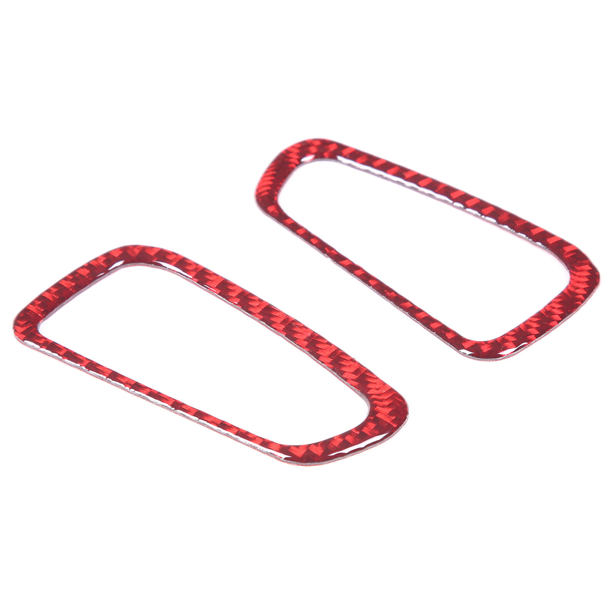 Red Soft Carbon Fiber Interior Decor Trim Kit Cover Set For Corvette C8 20-25 85