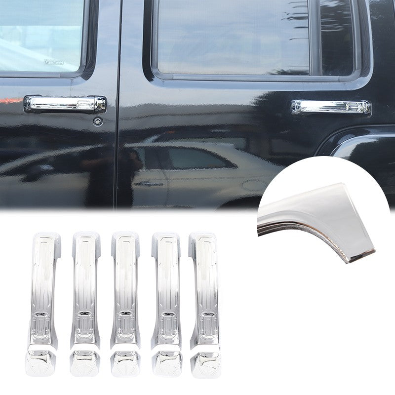 8PCS ABS Chrome Door Handle Cover Trim Shell Cover For Hummer H3 2005-09 US 4