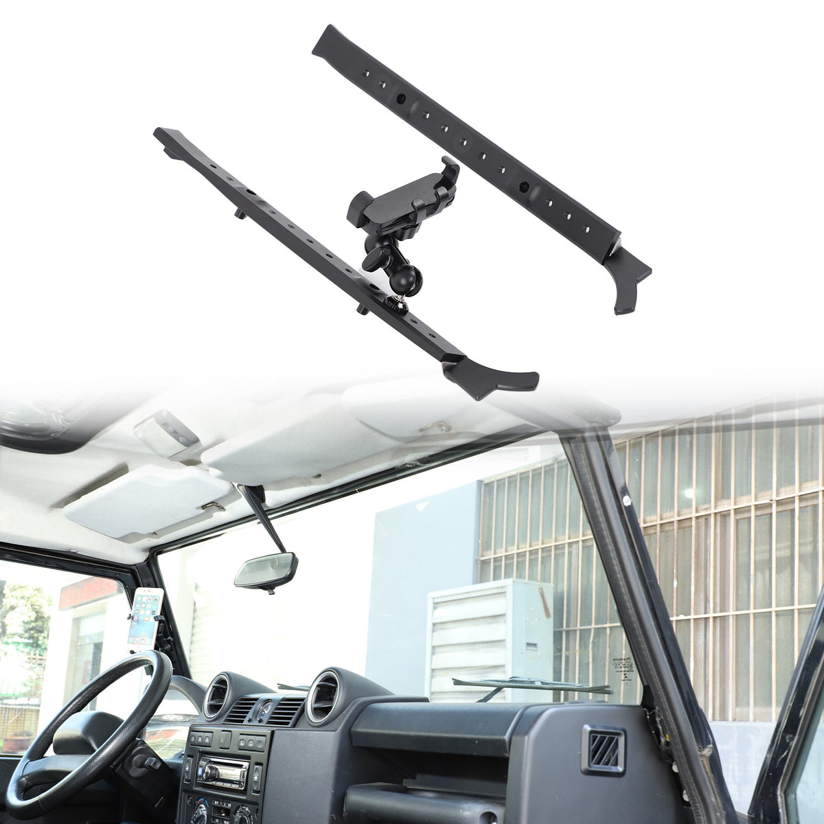 A-Pillar Mount Mount Bracket Clip For Land Rover Defender L316 2004-2018 1
